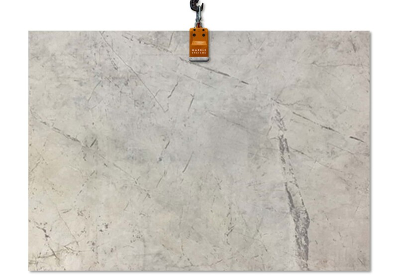 Losa de mármol pulido Bianco Dolomiti Venato al azar
