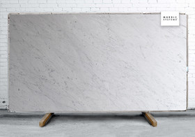 Calacatta Carrara Polished Marble Slab Random 1 1/4 Image