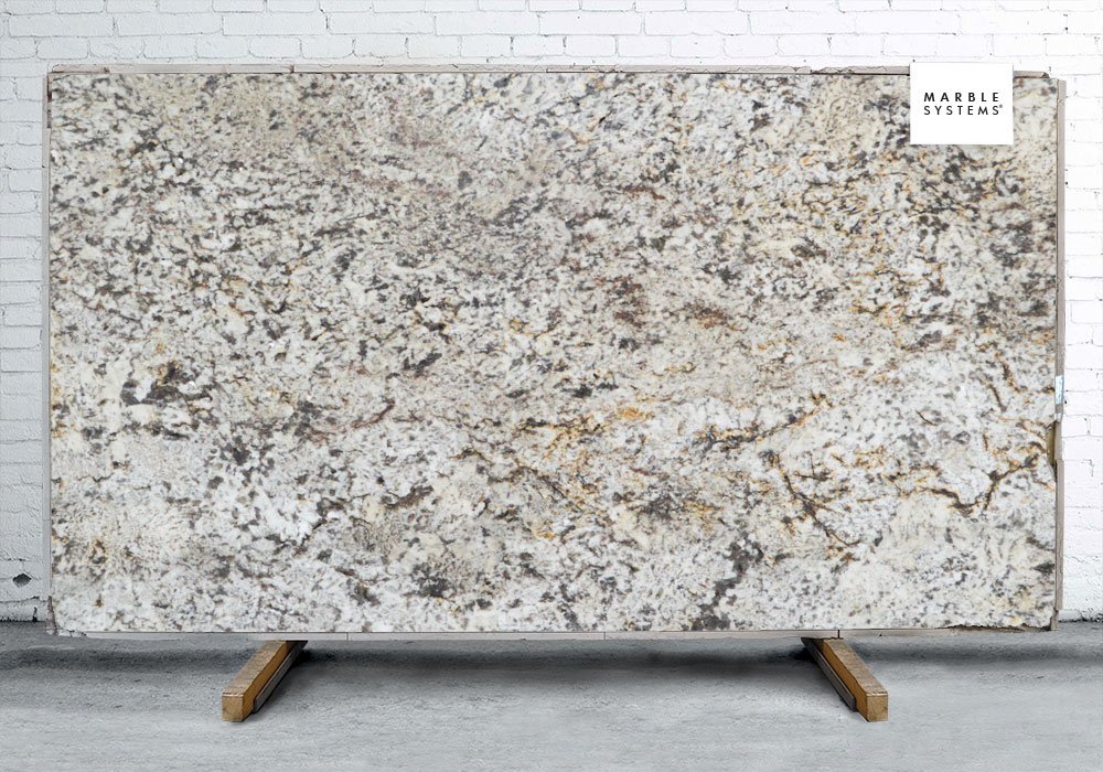 TEMPEST WHITE POLISHED GRANITE SLAB SL90548