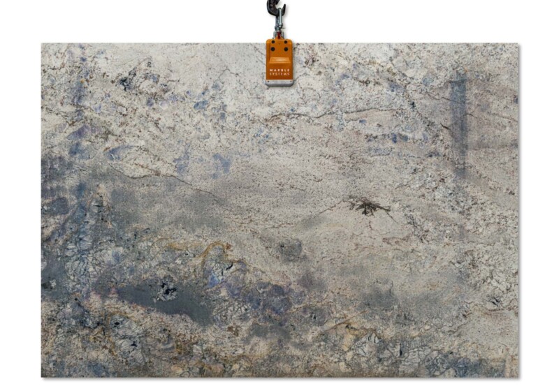 Azul Fiore Polished Granite Slab Random