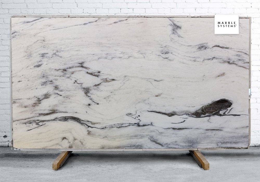 WHITE HERON POLISHED MARBLE SLAB SL90943