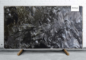 Fantasy Black Leather Quartzite Slab Random 1 1/4 Image