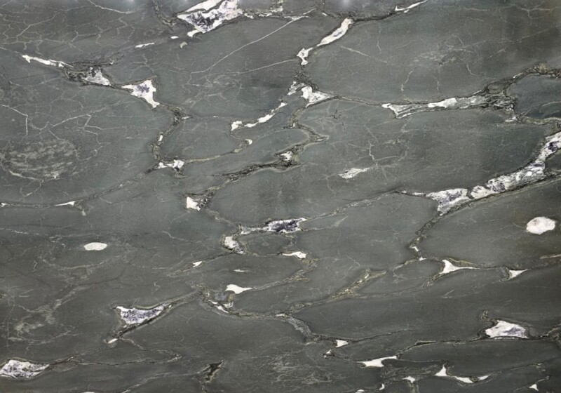 Green Army Polished Marble Slab Random