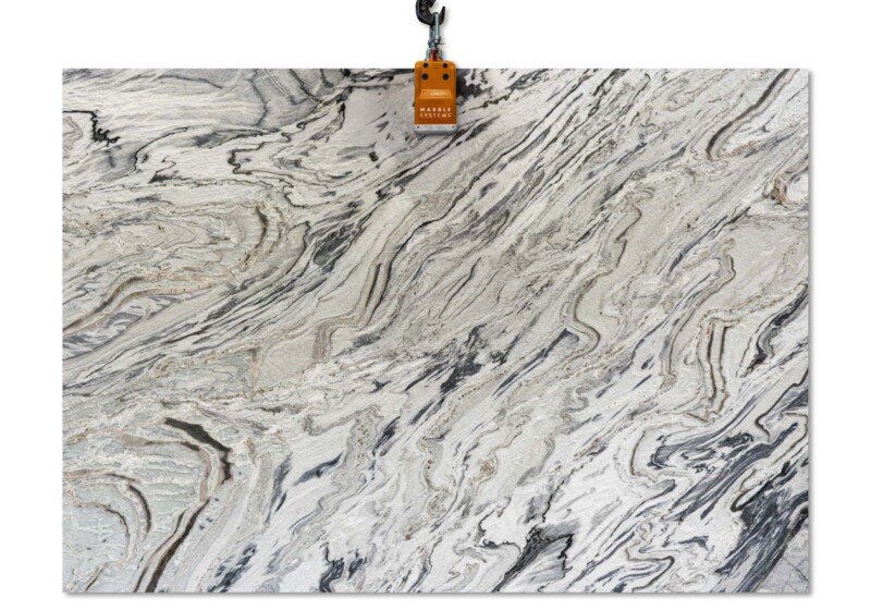 Silver Stream Moonface Quartzite Slab Random