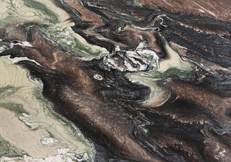 Rosso Luana Polished Marble Slab Random