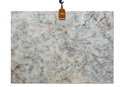 Lumine Bleu Cristallo Polished Quartzite Slab Random