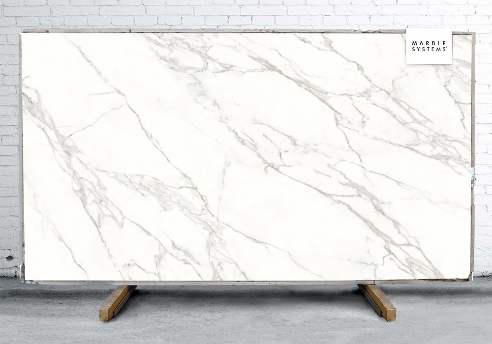 CALACATTA C01 HONED SINTERED STONE SLAB WNE10022