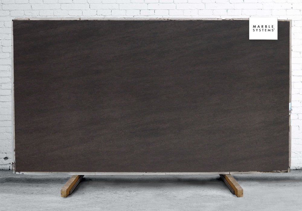 BASALT BLACK SATIN SINTERED STONE SLAB WNE10042