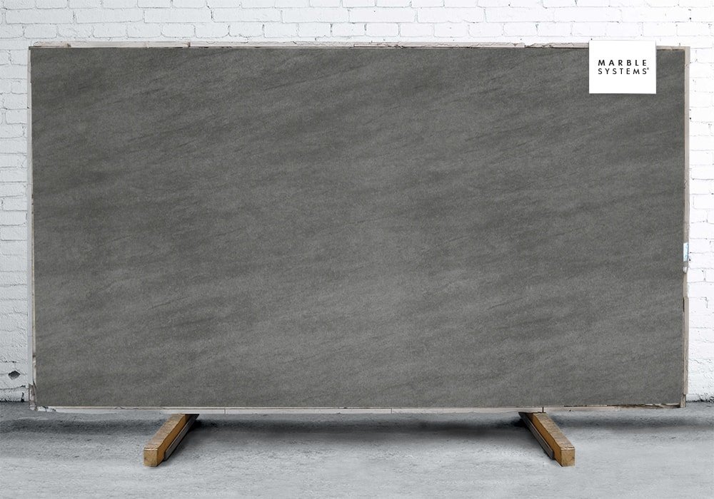 BASALT GREY SATIN SINTERED STONE SLAB WNE10043
