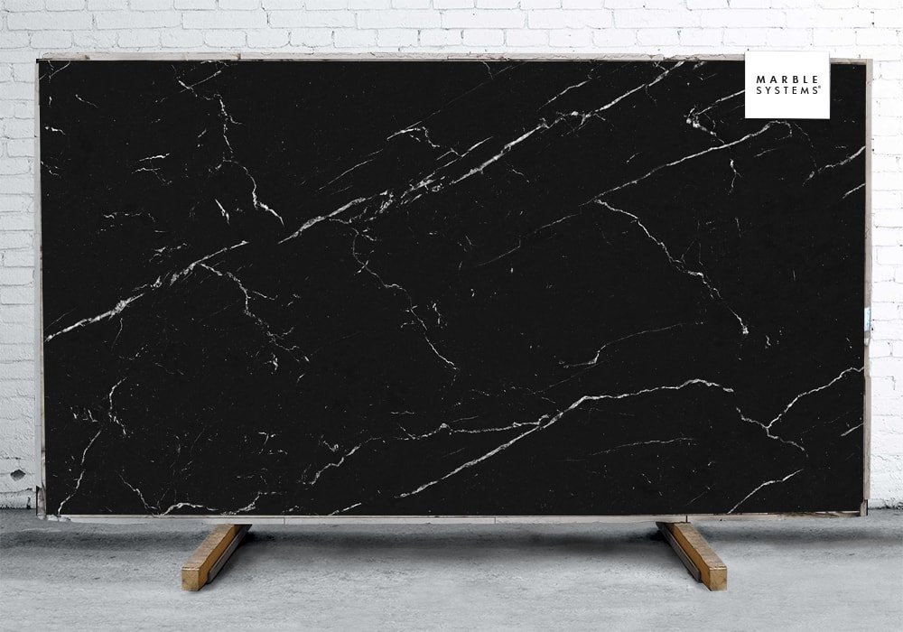 NERO MARQUINA NM01 POLISHED SINTERED STONE SLAB WNE10052