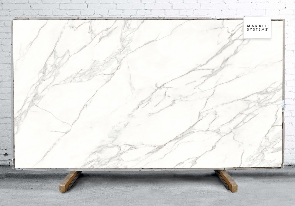 CALACATTA C01R ULTRA SOFT SINTERED STONE SLAB WNE10070