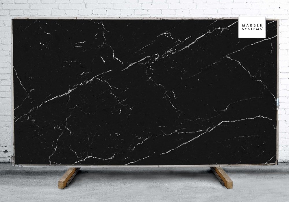 NERO MARQUINA NM01 POLISHED SINTERED STONE SLAB WNE10132