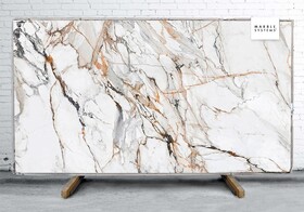 Calacatta Luxe Cl01 Polished Sintered Stone Slab 125x63