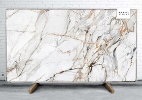 Calacatta Luxe Cl01r Polished Sintered Stone Slab 125x63