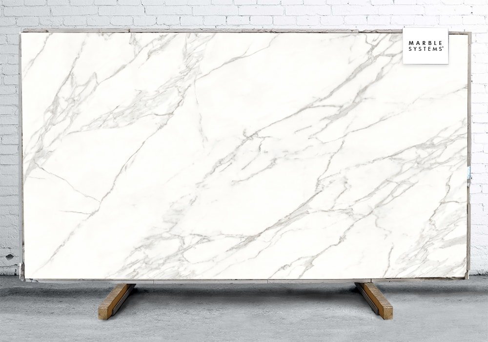 CALACATTA C01R ULTRA SOFT SINTERED STONE SLAB WNE10143
