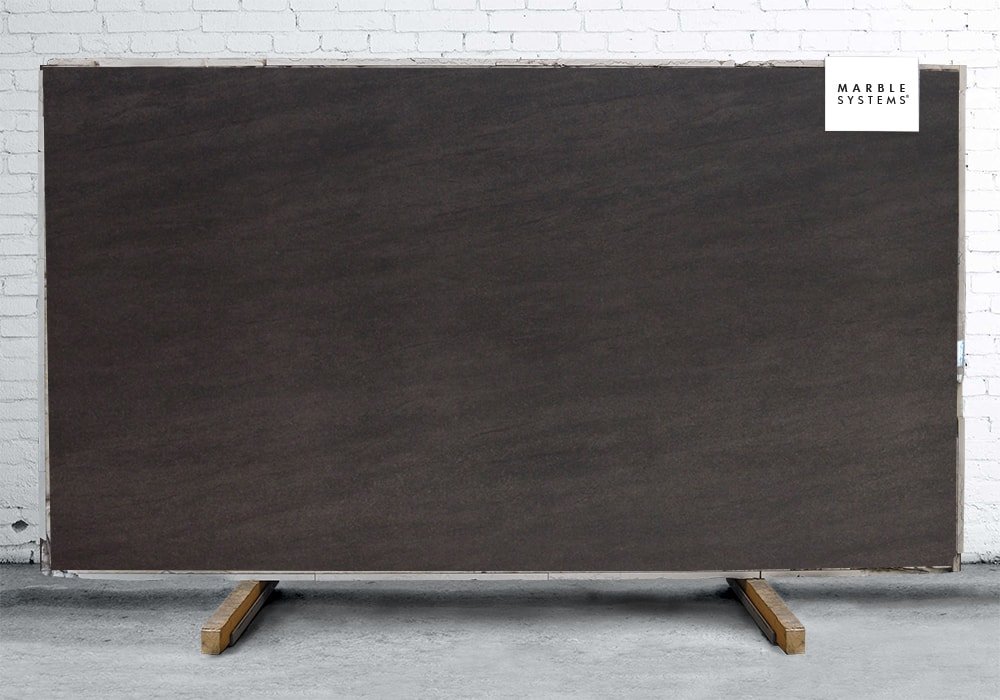 BASALT BLACK SATIN SINTERED STONE SLAB WNE10154