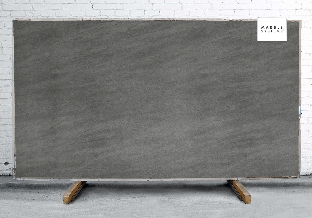 BASALT GREY SATIN SINTERED STONE SLAB WNE10155