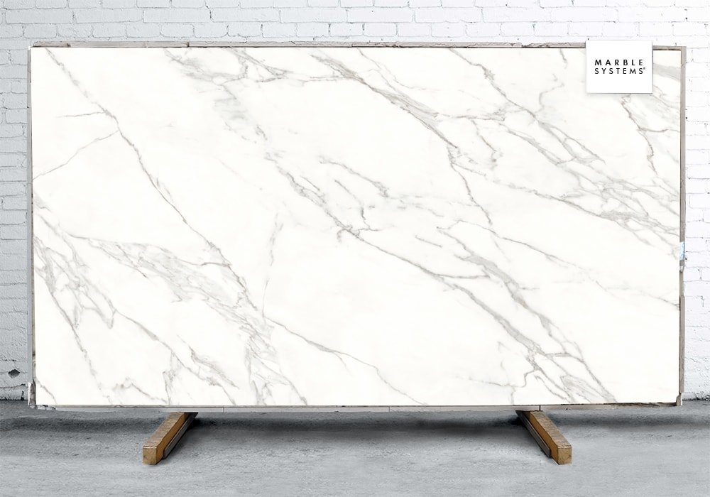 CALACATTA C01 HONED SINTERED STONE SLAB WNE10160