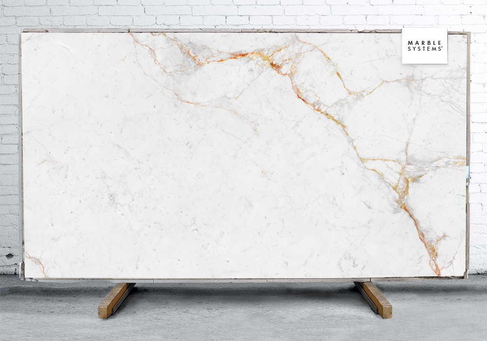 ABU DHABI WHITE POLISHED SINTERED STONE SLAB WNE10197