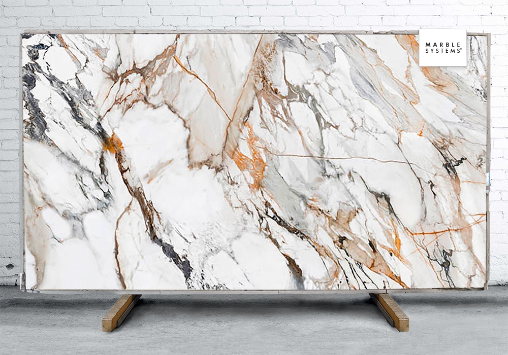 CALACATTA LUXE CL01 ULTRA SOFT SINTERED STONE SLAB WNE10214