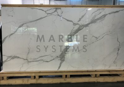 Statuario Extra A Lappato Lucido Porcelain Slab 64×128