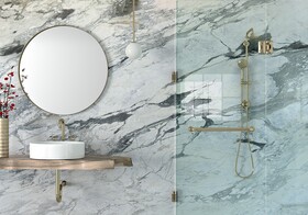 Calacata Vision Polished Marble Slab Random 1 1/4 (SL10260)