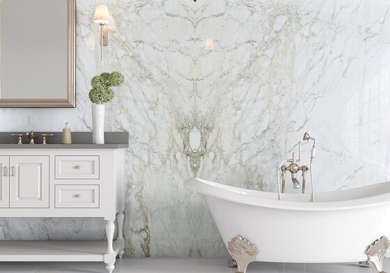 Calacatta Gold Polished Marble Slab Random