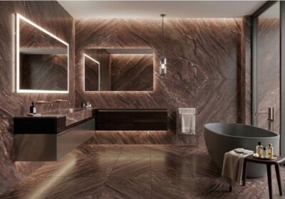 Rosa Namibia Polished Marble Slab Random (SL10264) Room Scene Image