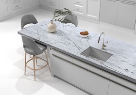 Statuary Polished Marble Slab Random 1 1/4 (SL10297)