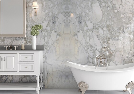 Calacatta Gold Polished Marble Slab Random