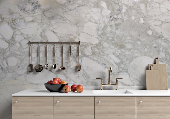 Calacatta Gold Polished Marble Slab Random