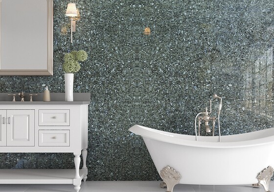 Royal Blue Polished Granite Slab Random