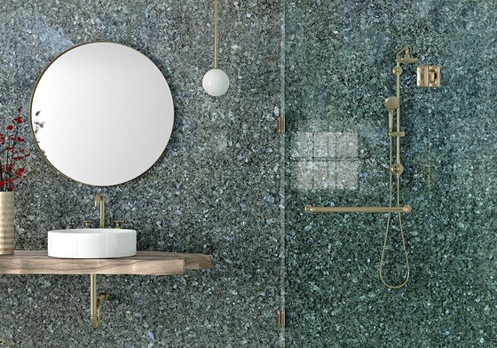 Royal Blue Polished Granite Slab Random
