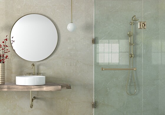 Botticino Classico Polished Marble Slab Random