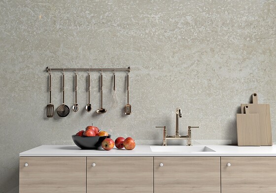 Botticino Fioritto Polished Marble Slab Random