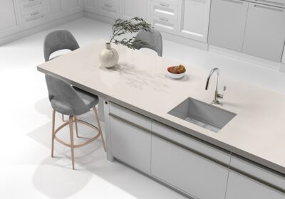 Champagne Honed Limestone Slab Random 3/4 (SL10439)