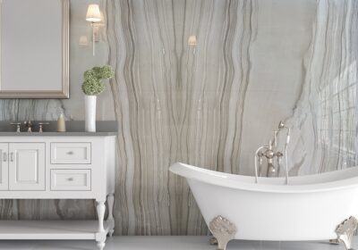 Haisa Dark Polished Marble Slab Random 3/4 (SL10451)