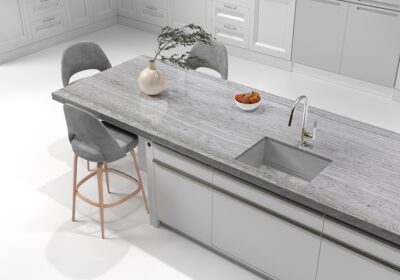 Haisa Light Polished Marble Slab Random 3/4 (SL10456)