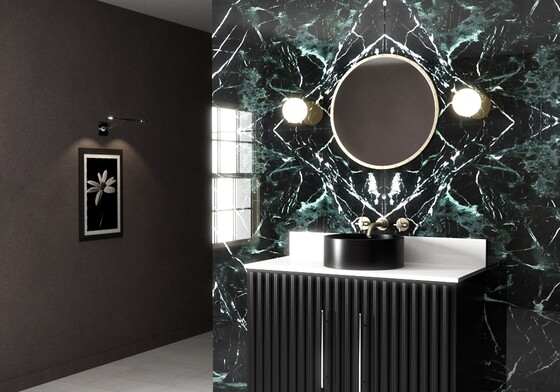 Verde Speranza Polished Marble Slab Random