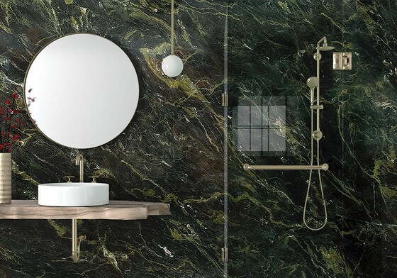 Verde Speranza Polished Marble Slab Random