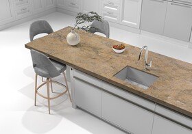 Golden Ruby Honed  Limestone Slab Random (SL10725)