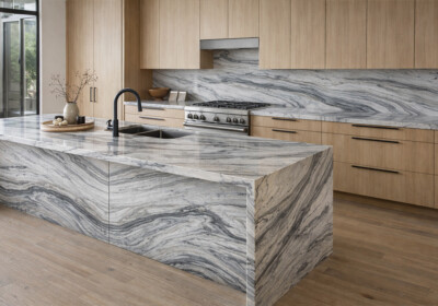 Skyline Polished Marble Slab Random (SL11046) Room Scene Image