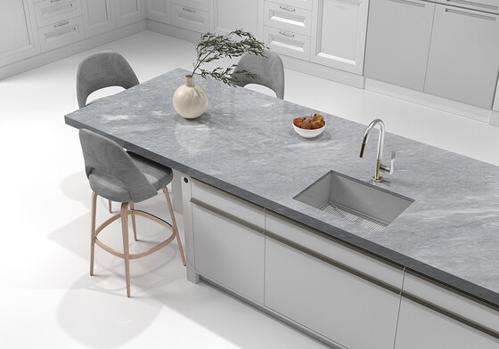 Afyon Grey Polished Marble Slab Random