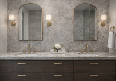 Baltic Gray Honed Marble Slab Random (SL11134) Room Scene Image