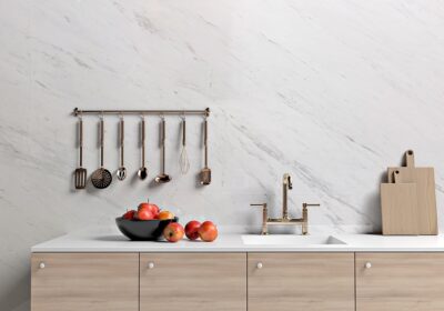 Bianco Sivec Polished  Marble Slab Random (SL11166)