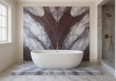 Lilac Honed  Marble Slab Random (SL11582)