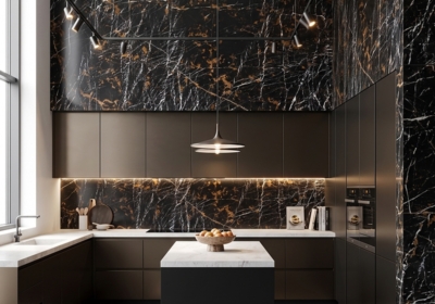 Port Laurent Polished Marble Slab Random (SL90112)