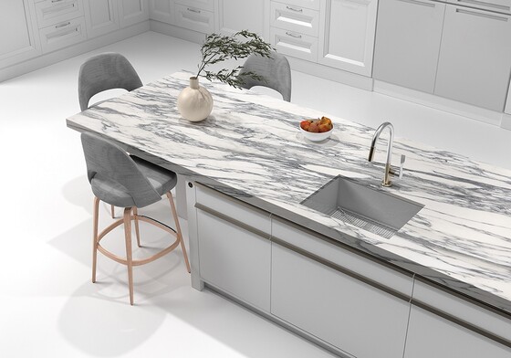 Arabescato Corchia Honed Marble Slab Random