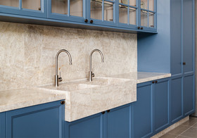 Perla Venato Polished Quartzite Slab Random 1 1/4 (SL90489)