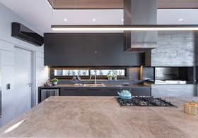 Perla Venato Polished Quartzite Slab Random 1 1/4 (SL90489)